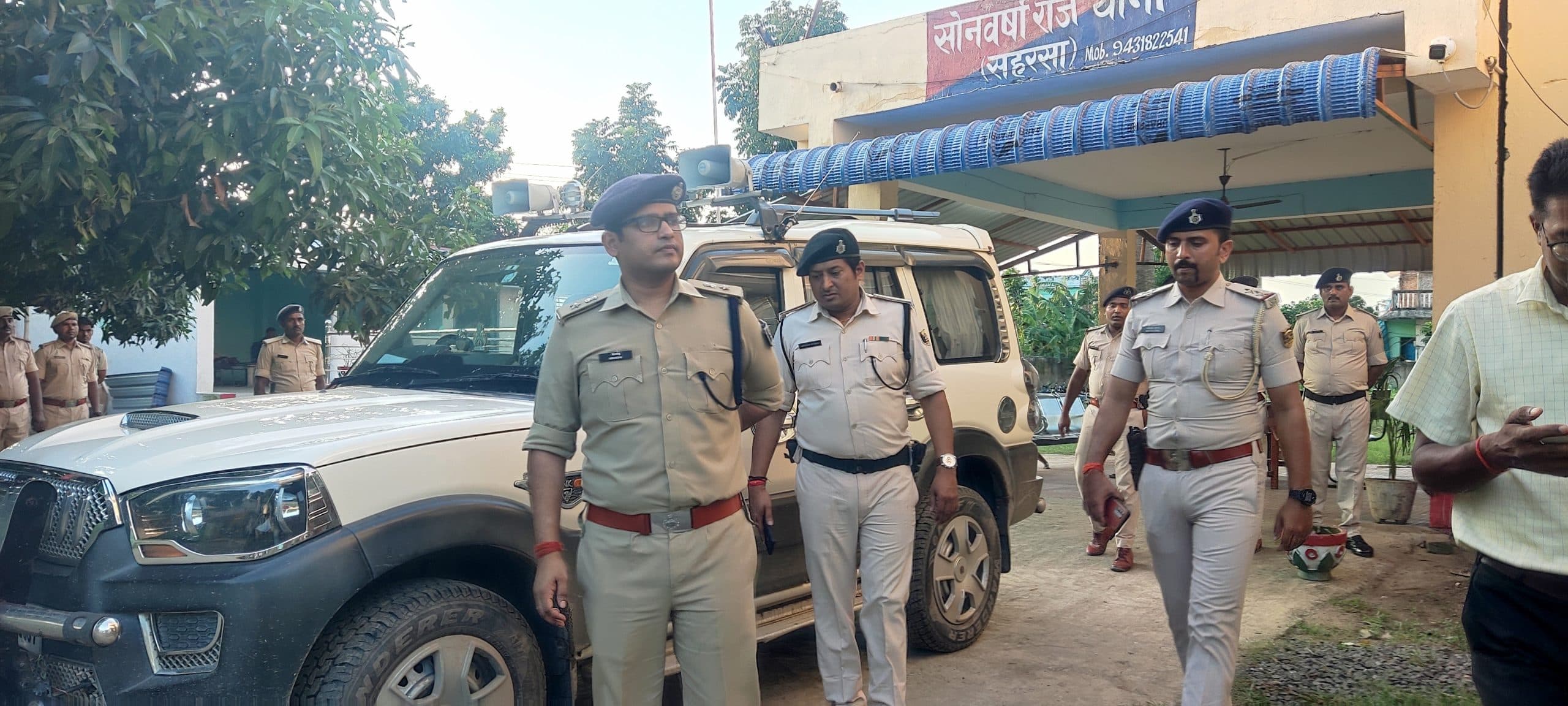 एसपी ने किया थाने का औचक निरीक्षण