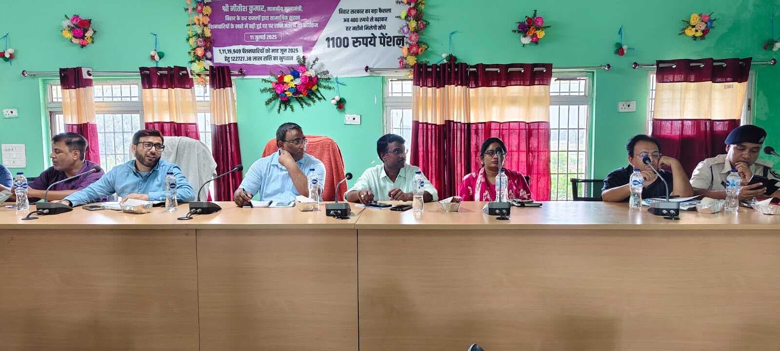 बैठक में संचालित योजनाओं पर हुई चर्चा