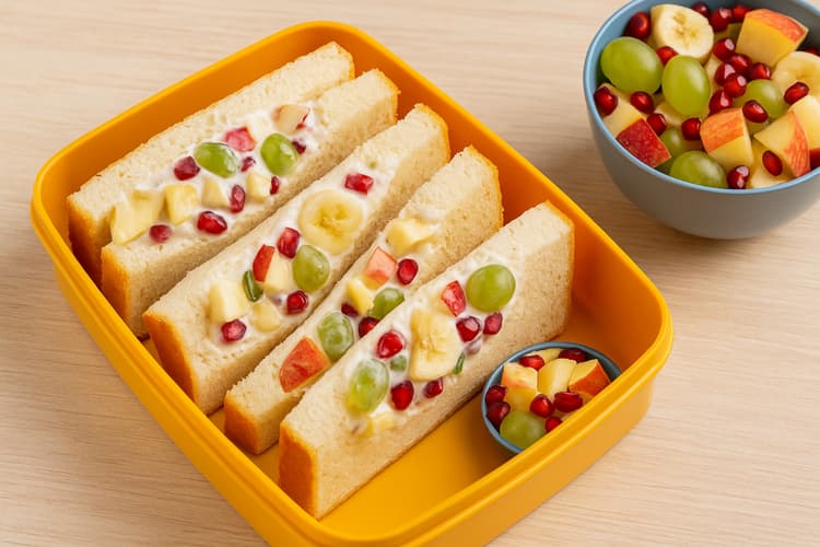 Fruit Salad Sandwich Recipe: मिनटों में तैयार करें ये बच्चों के लिए स्वीट और न्यूट्रिशियस टिफिन, जानें फ्रूट सैलेड सैंडविच की आसान रेसिपी