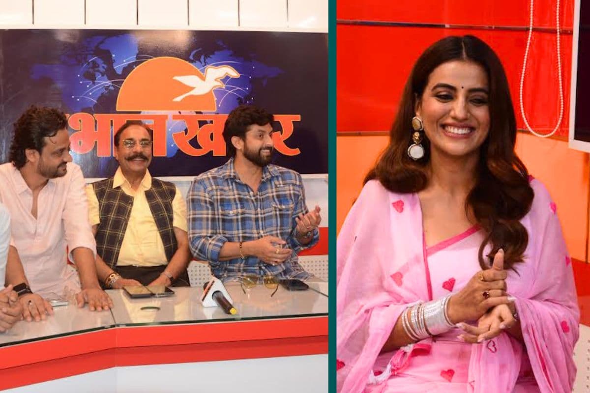 प्रभात खबर कार्यालय में बातचीत के दौरान अभिनेत्री अक्षरा सिंह, अभिनेता विक्रांत सिंह, निर्माता सीबी सिंह, निर्देशक निशांत सी शेखर, अभिनेता मनमोहन तिवारी व संगीता सिंह. प्रभात खबर कार्यालय में बातचीत के दौरान अभिनेत्री अक्षरा सिंह, अभिनेता विक्रांत सिंह, निर्माता सीबी सिंह, निर्देशक निशांत सी शेखर, अभिनेता मनमोहन तिवारी व संगीता सिंह.