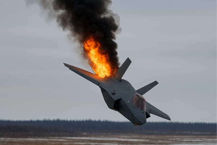 F 35 Crash Alaska: ₹1751 करोड़ का F-35 ध्वस्त, 50 मिनट की मशक्कत के बाद भी न बच सका ‘दुनिया का सबसे महंगा जेट’