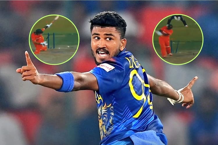 अंतिम 6 गेंद पर 10 रन बनाना हुआ मुश्किल, इस श्रीलंकाई गेंदबाज ने हैट्रिक लेकर हलक से छीनी जीत