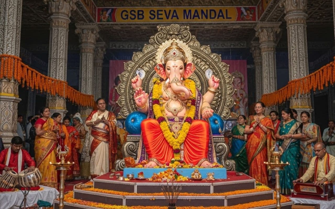 Ganesh Puja 2025 Mumbai’s richest Ganesh Mandal Ganesh Puja 2025 Mumbai’s richest Ganesh Mandal
