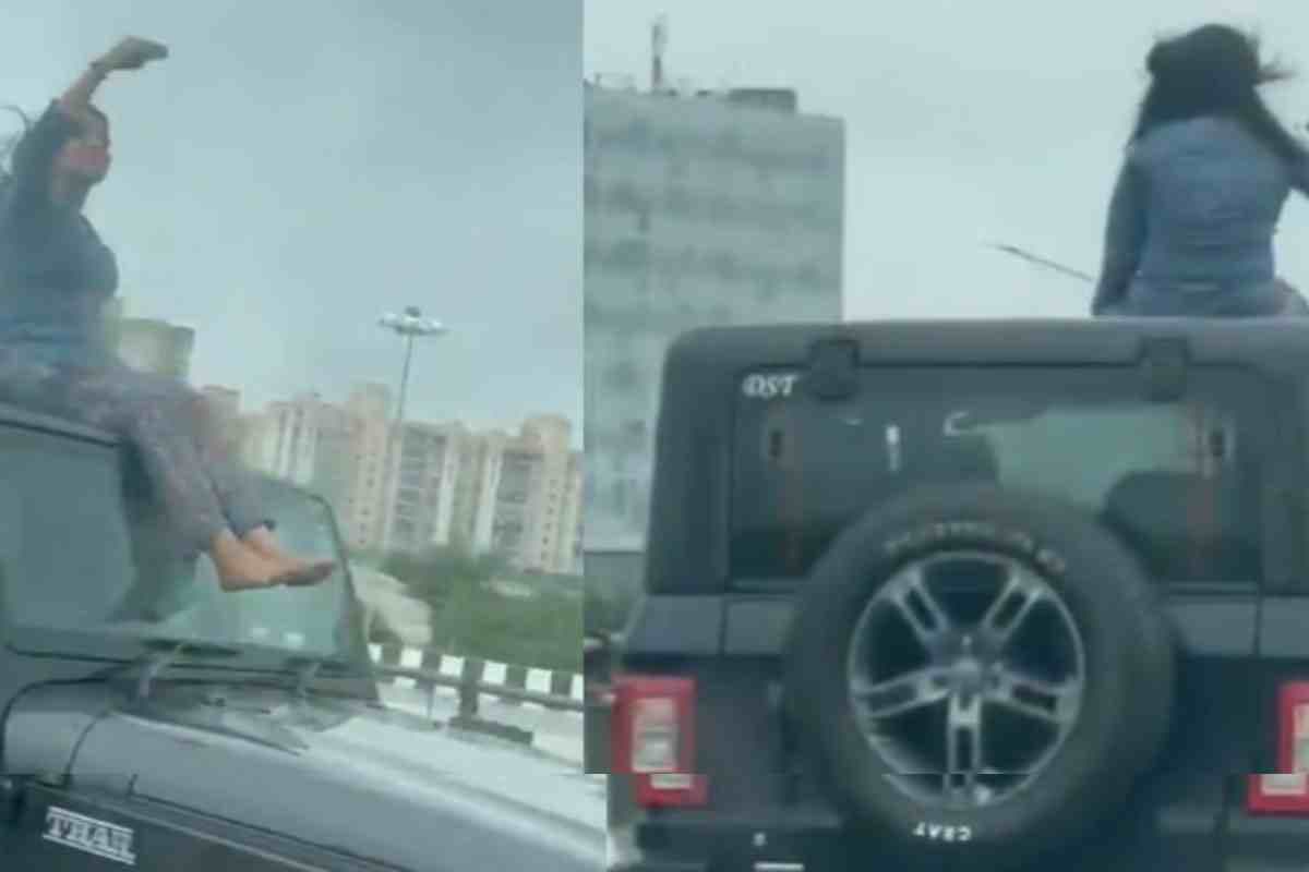 Gurugram Woman thar video