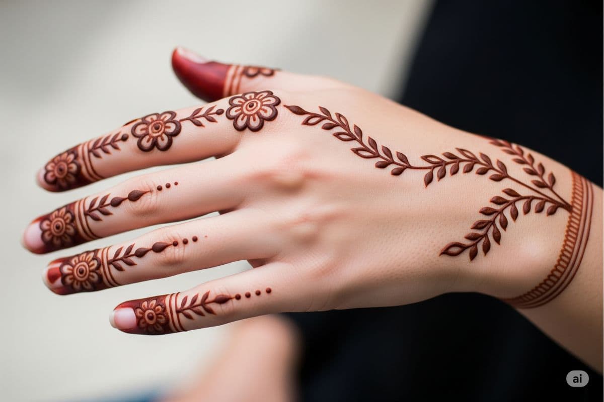 Hartalika Teej Mehndi Design- 6