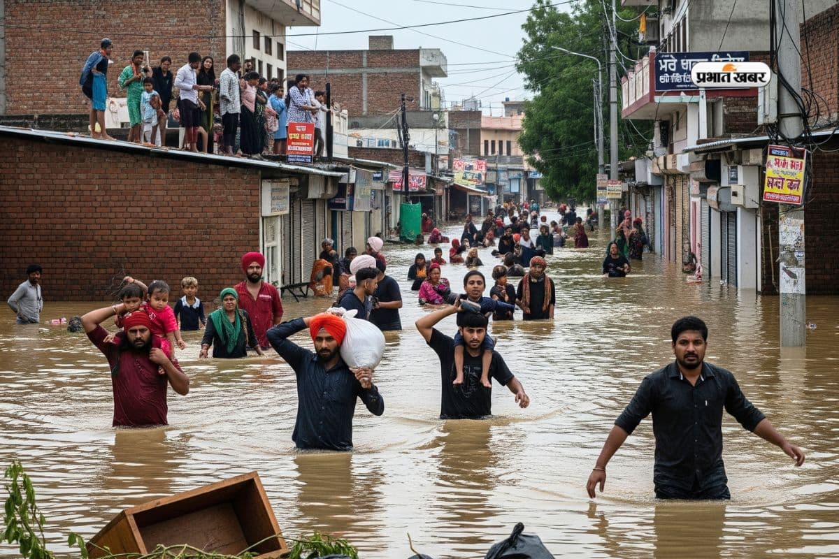 High Monsoon Alert: कुदरत का कहर! पंजाब में Sutlej नदी उफान पर, 19,000 से अधिक लोग सुरक्षित निकाले गए
