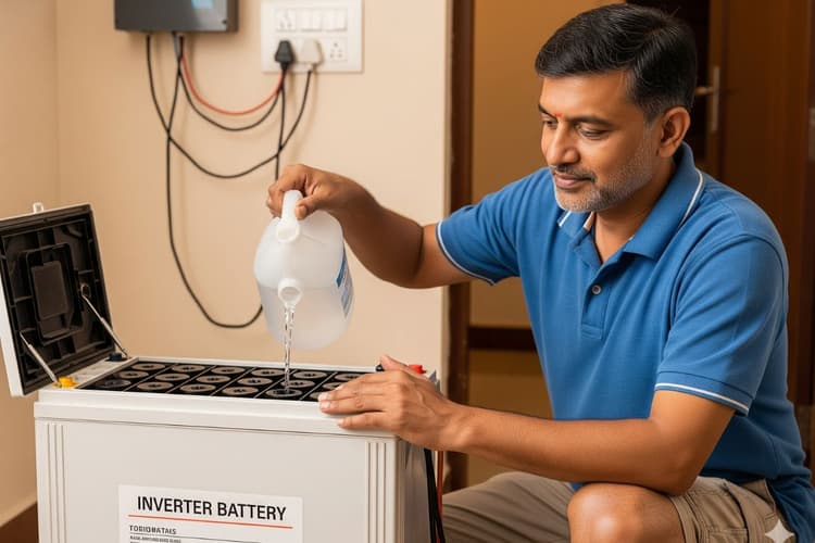 कइयों को नहीं पता घर में कहां रखनी चाहिए इन्वर्टर की बैटरी, उसमें बारिश का पानी डालना सही है या गलत?