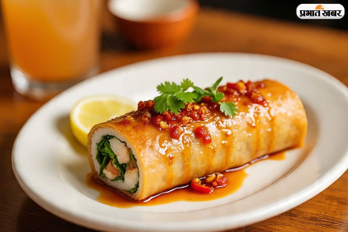 Soya Chilli Roll Recipe Soya Chilli Roll Recipe