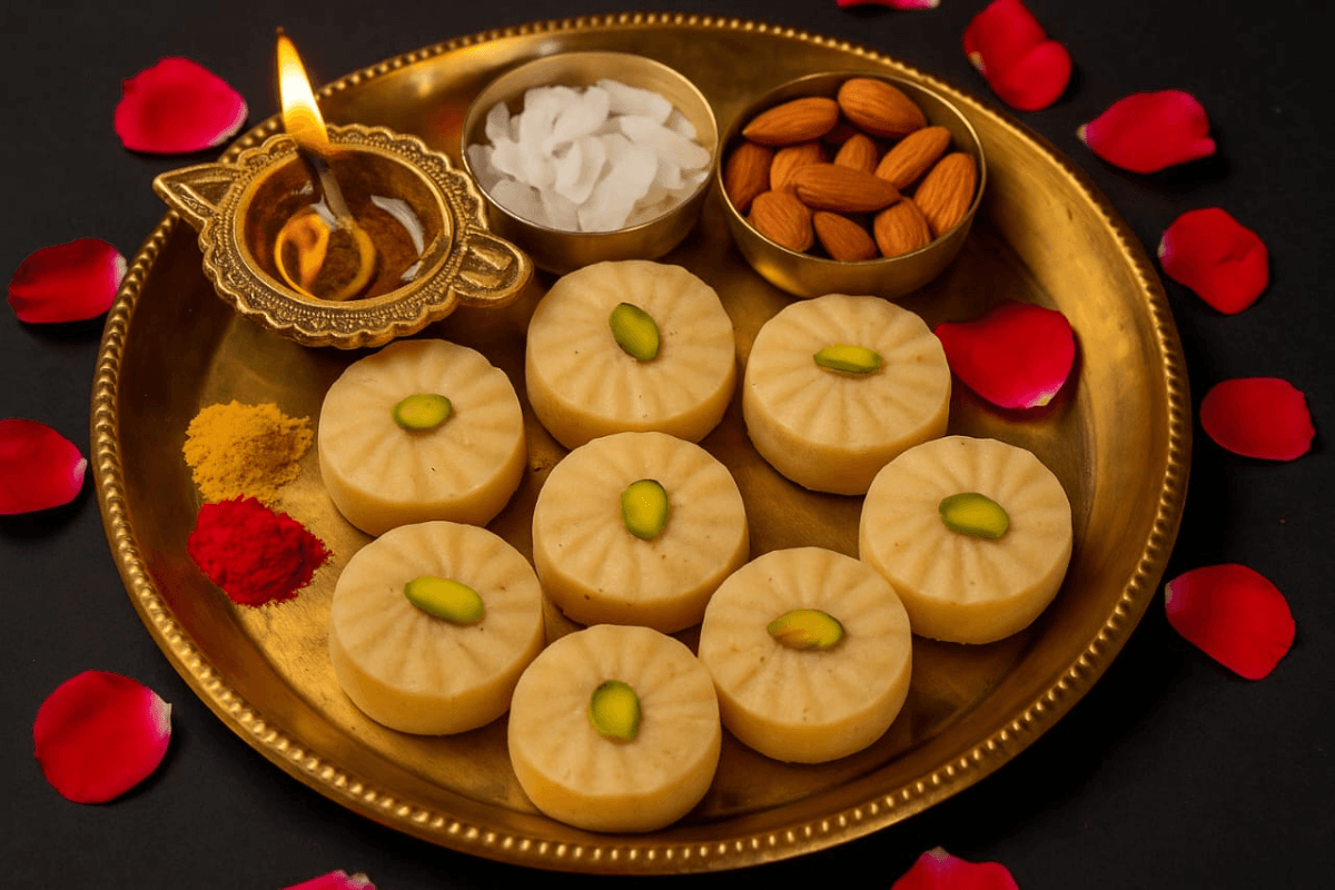 Janmashtami Milk Peda Recipe Janmashtami Milk Peda Recipe