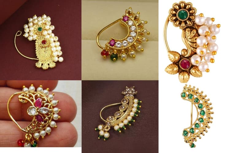 Maharashtrian Nath Designs 2025: गणेश चतुर्थी पर पहनें स्पेशल महाराष्ट्रीयन नथ, यहां देखें यूनिक डिजाइन्स