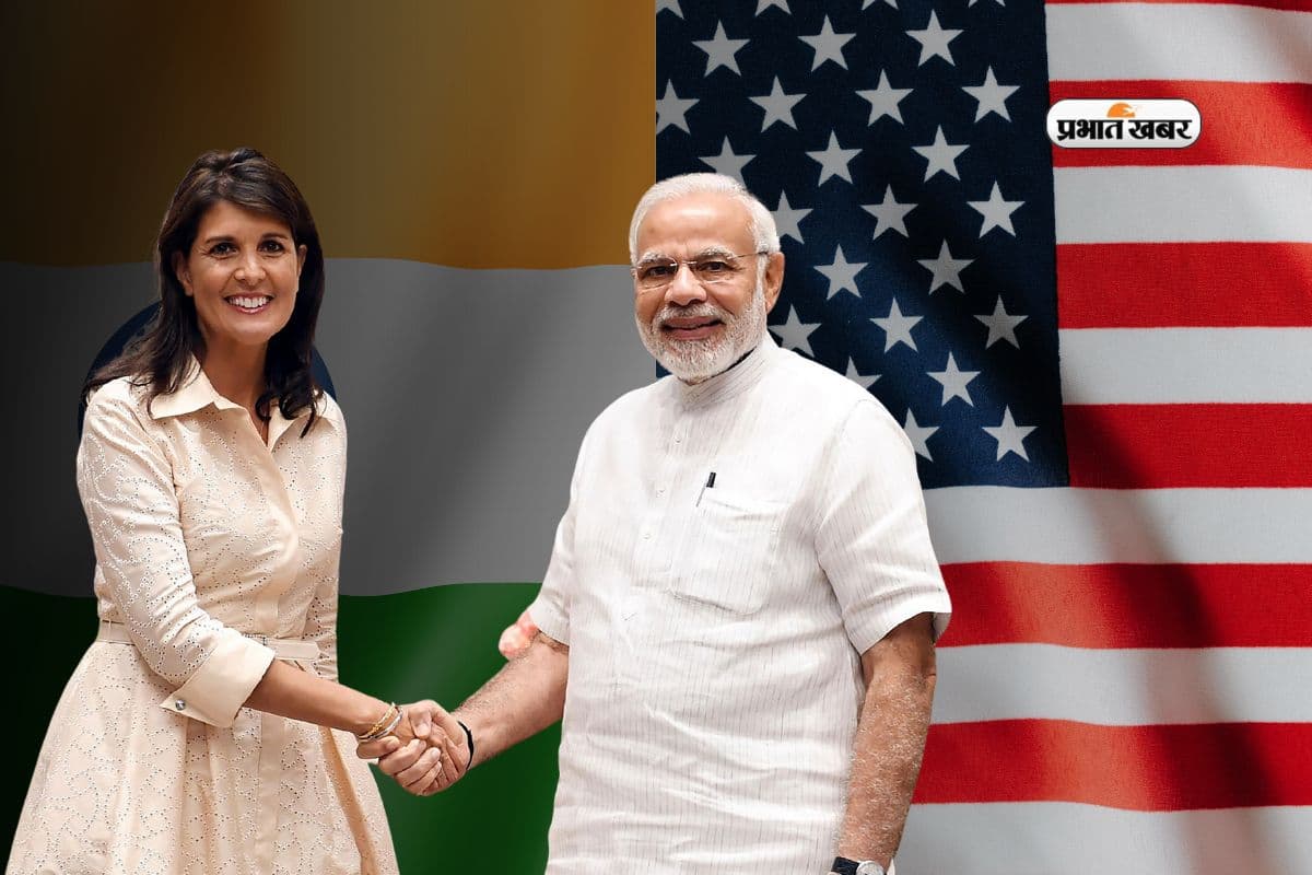 Nikki Haley and Indian PM Narendra Modi Nikki Haley and Indian PM Narendra Modi