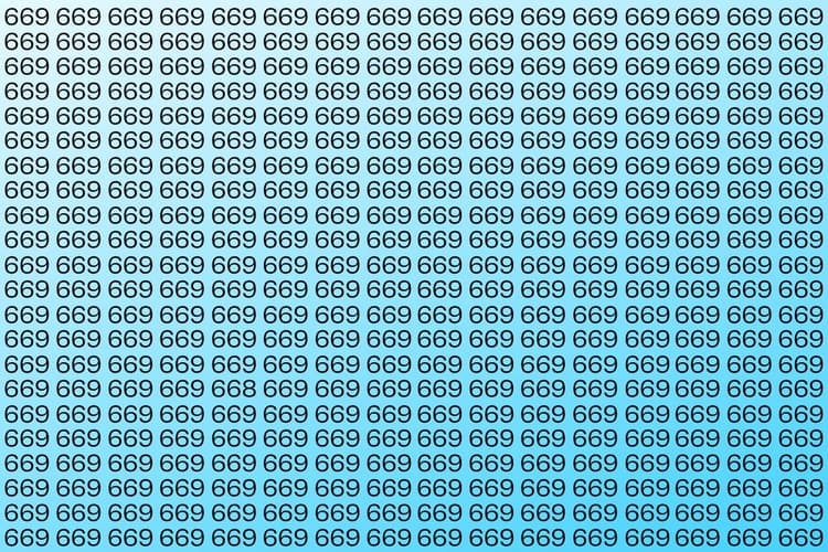 Optical Illusion: खुद को तुर्रम खां समझने वाले भी नहीं ढूंढ पाए इस फोटो में '668', आप भी कर लें ट्राई