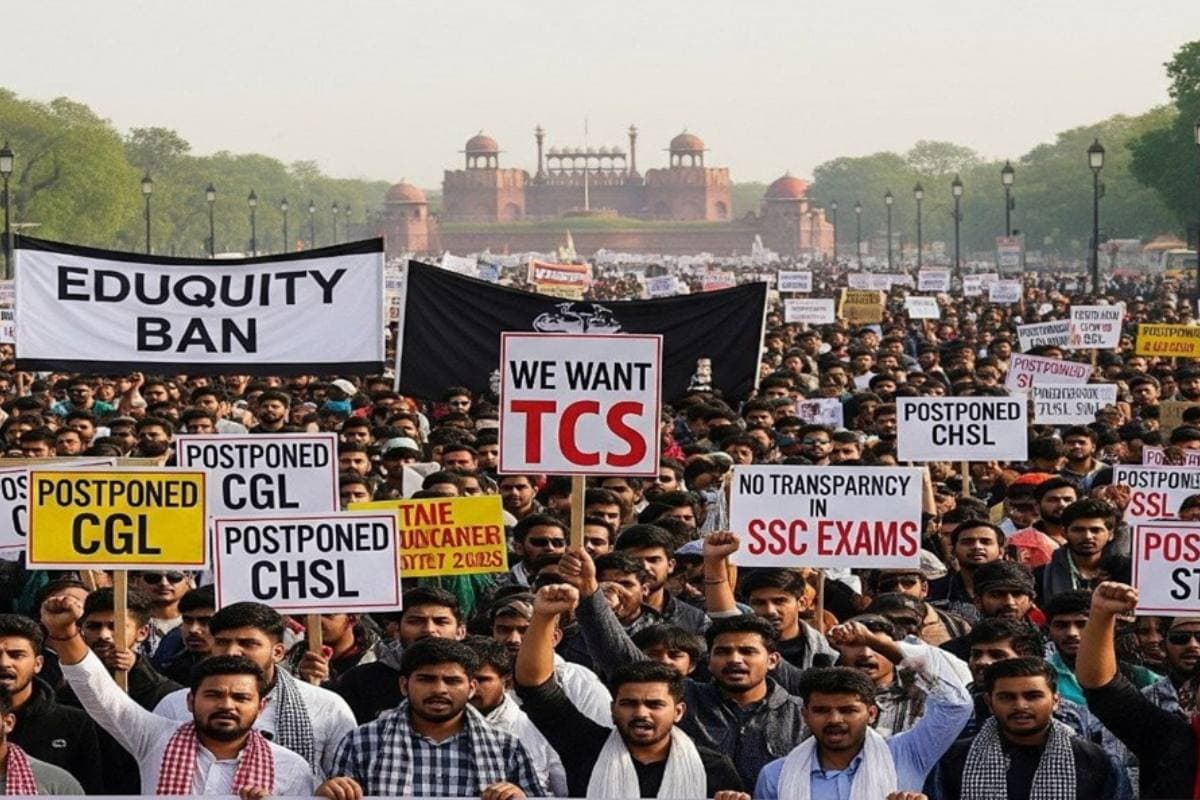 SSC CGL Protest SSC CGL Protest
