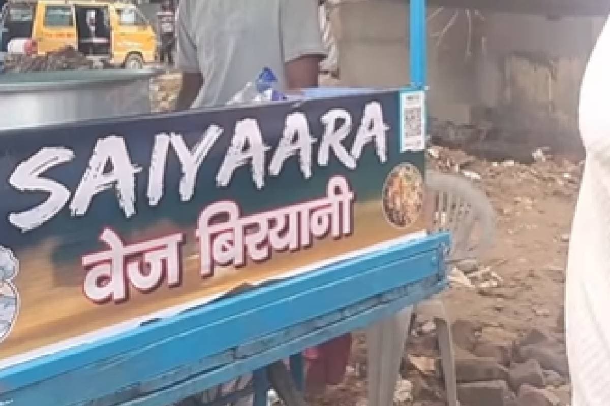 Saiyaara Named Veg Biryani Stall