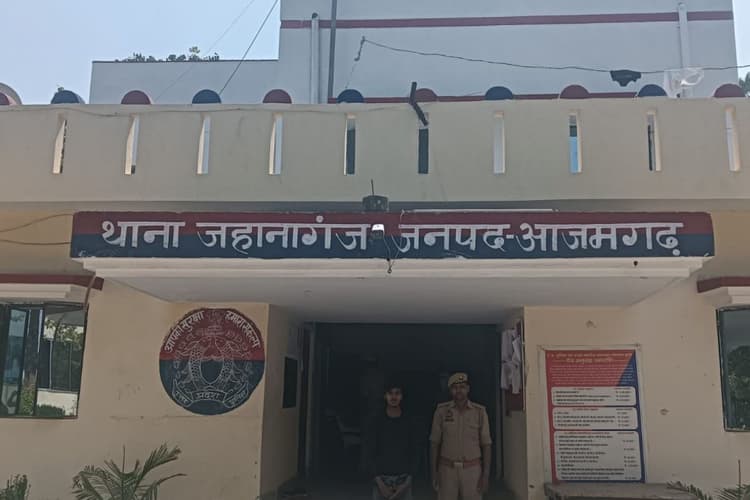 आजमगढ़ में पुलिस मुठभेड़, 1 लाख का इनामी बदमाश एनकाउंटर में ढेर