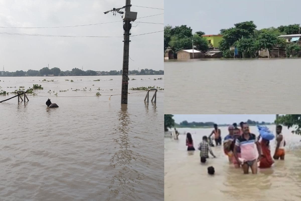 Bihar Flood News due to Ganga river havoc in 12 districts Bihar Flood News due to Ganga river havoc in 12 districts