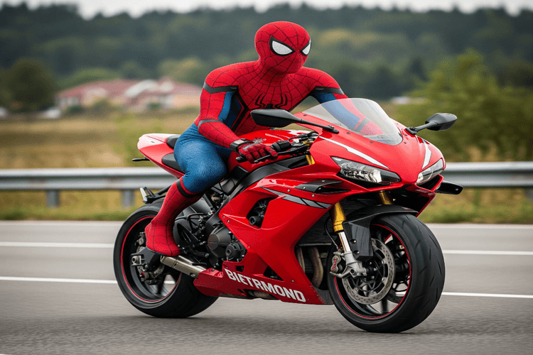 Viral Video: स्पाइडर-मैन की ड्रेस में बाइक स्टंट, ट्रैफिक पुलिस ने थमाया भारी चालान