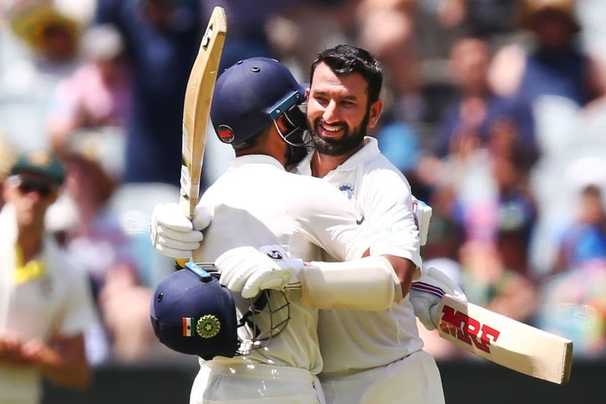 Virat Kohli and Cheteshwar Pujara Virat Kohli and Cheteshwar Pujara