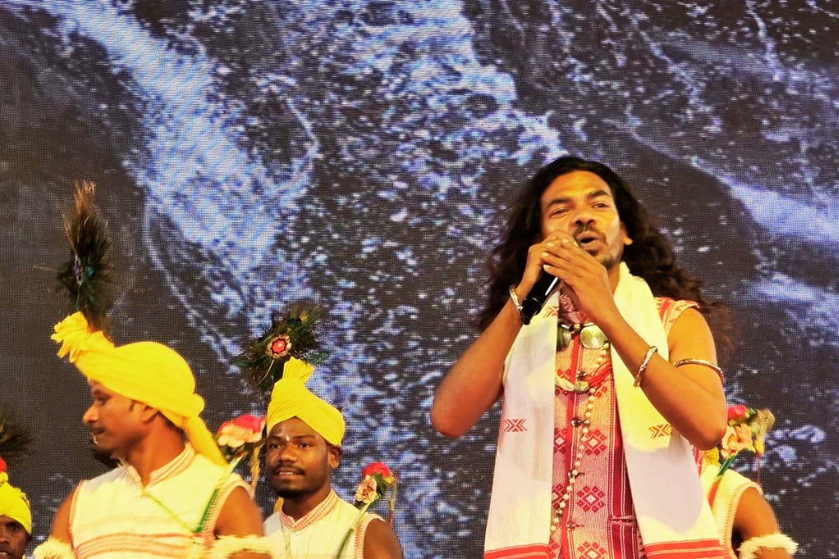 World Tribal Day 2025 Sukhram Pahan Mundari Singer World Tribal Day 2025 Sukhram Pahan Mundari Singer