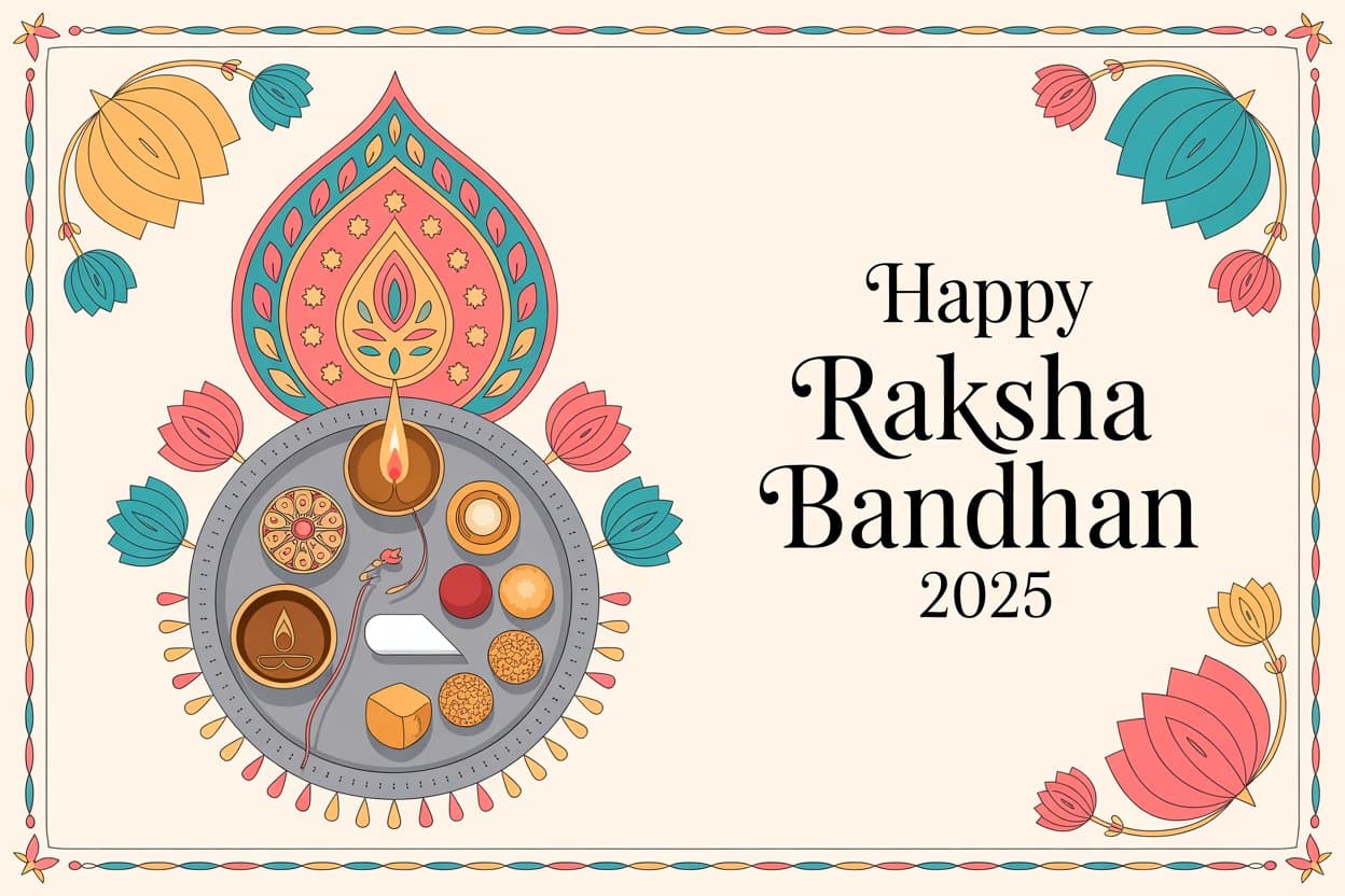 Raksha Bandhan Puja Thali 2025 Raksha Bandhan Puja Thali 2025
