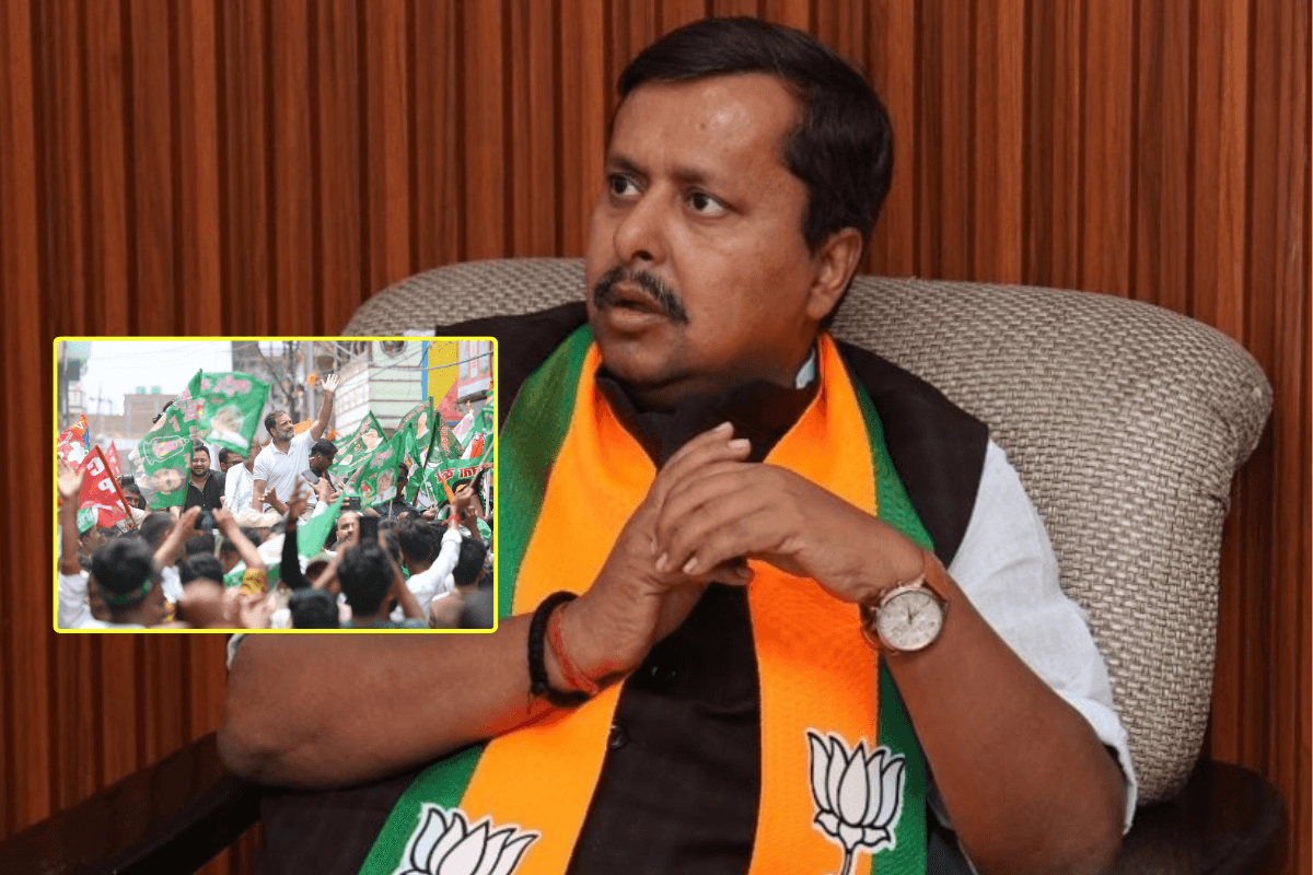 bihar minister nitin nabin rahul gandhi voter adhikar yatra