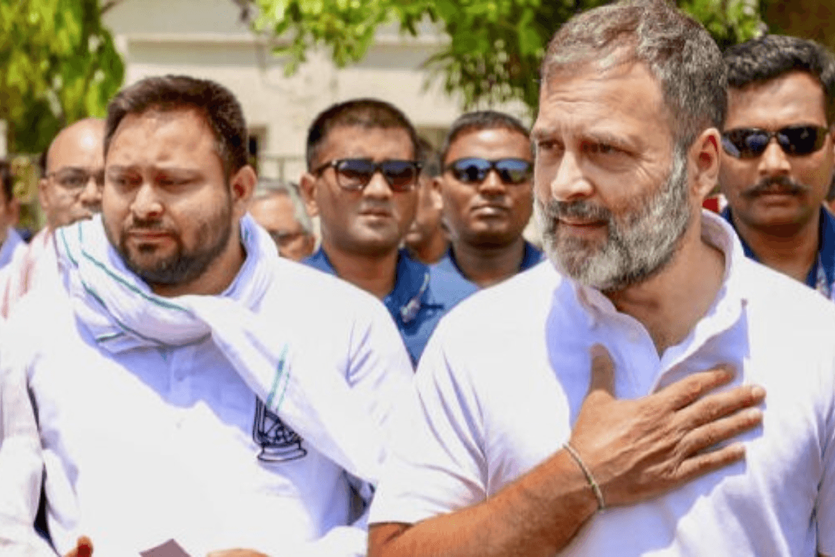 bihar voter adhikar yatra Rahul gandhi and tejashwi yadav bihar voter adhikar yatra Rahul gandhi and tejashwi yadav