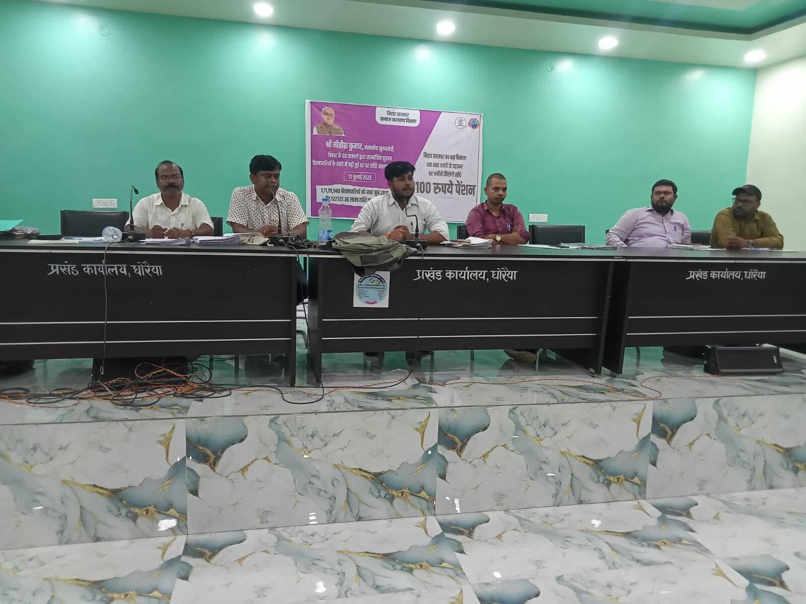 कार्य में किसी प्रकार की लापरवाही पर की जायेगी सख्त कार्रवाई : बीडीओ