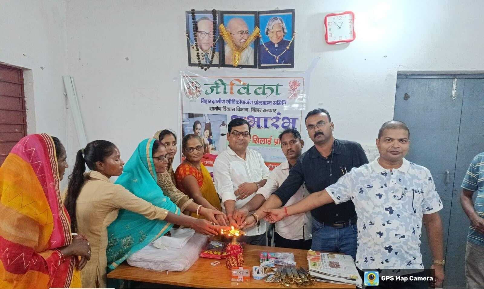 सात दिवसीय सिलाई-कढ़ाई प्रशिक्षण शुरू