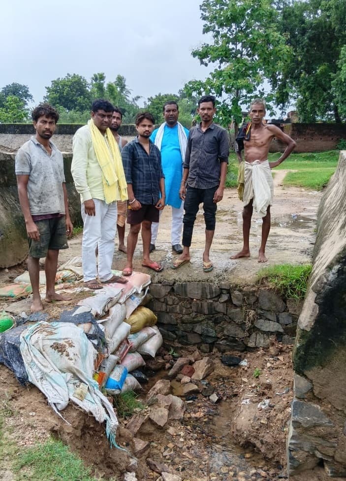 Bokaro News : गवाई नहर का एक हिस्सा टूटा, विभाग ने करायी मरम्मत
