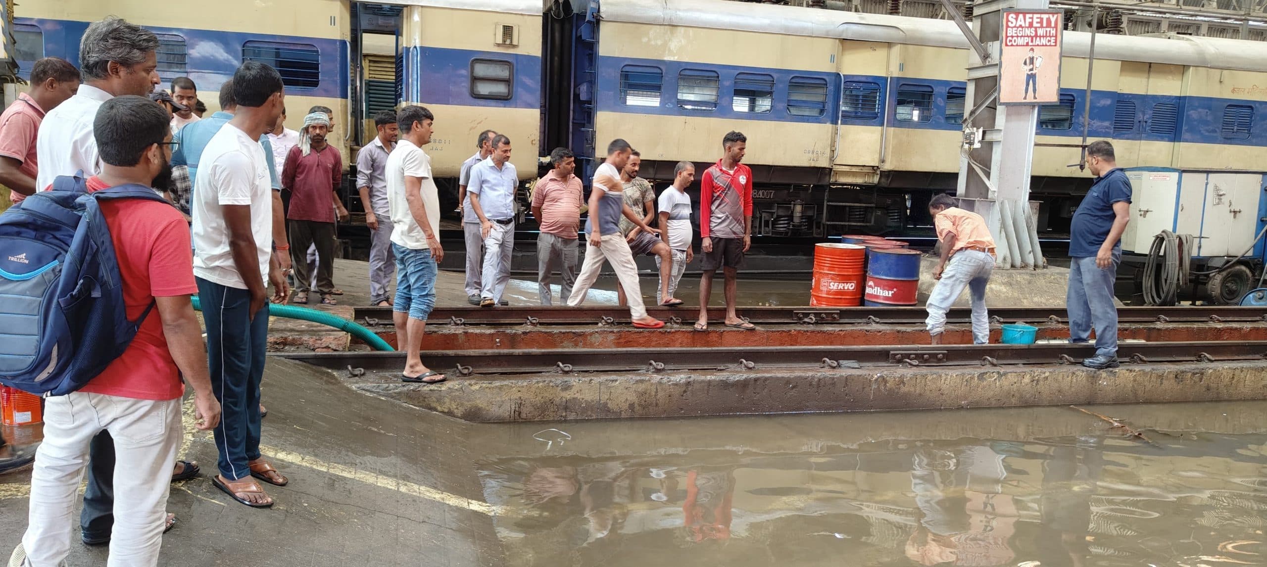 लगातार बारिश के कारण मेमूरैक का मेंटेनेंस हुआ प्रभावित