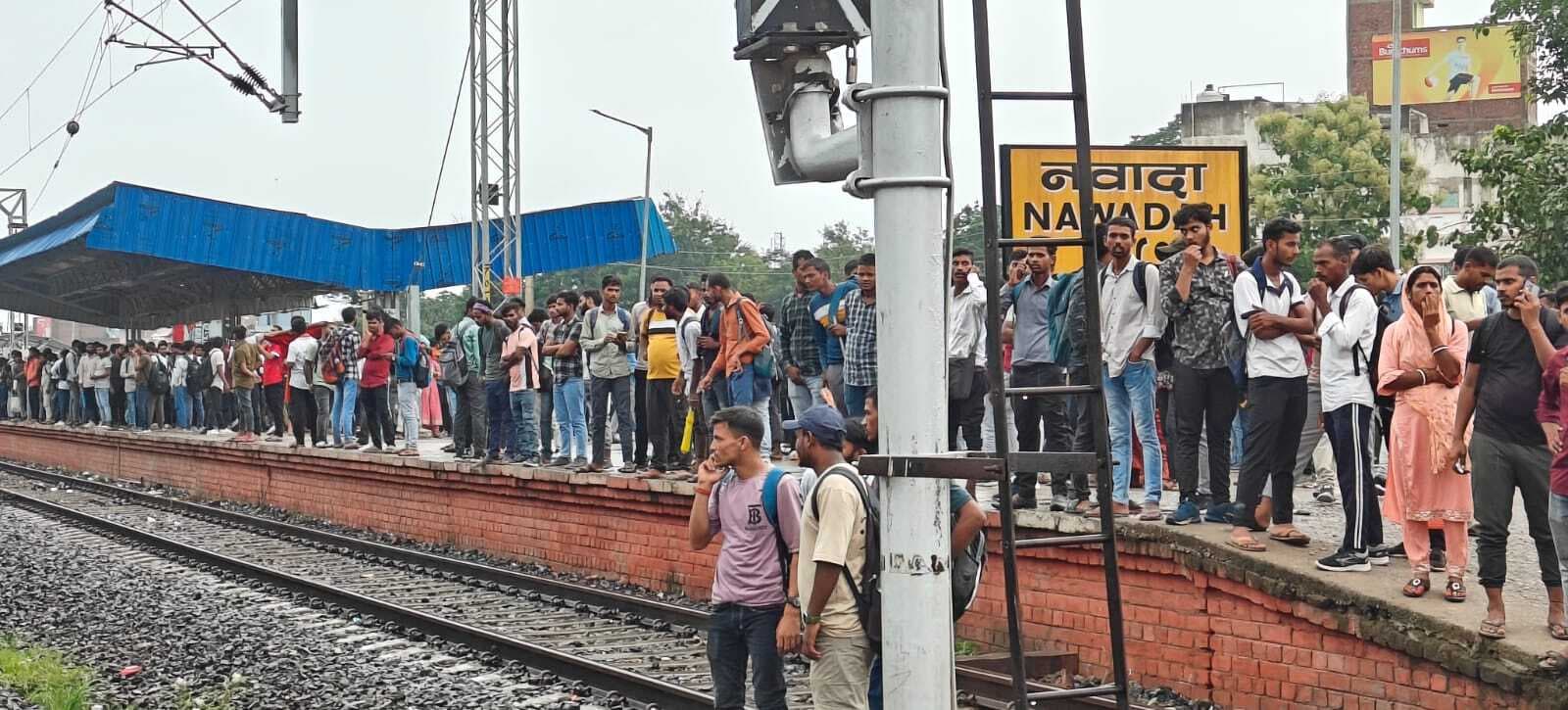 नवादा नयी रेलवे स्टेशन पर नहीं है शौचालय, महिलाओं को भारी परेशानी