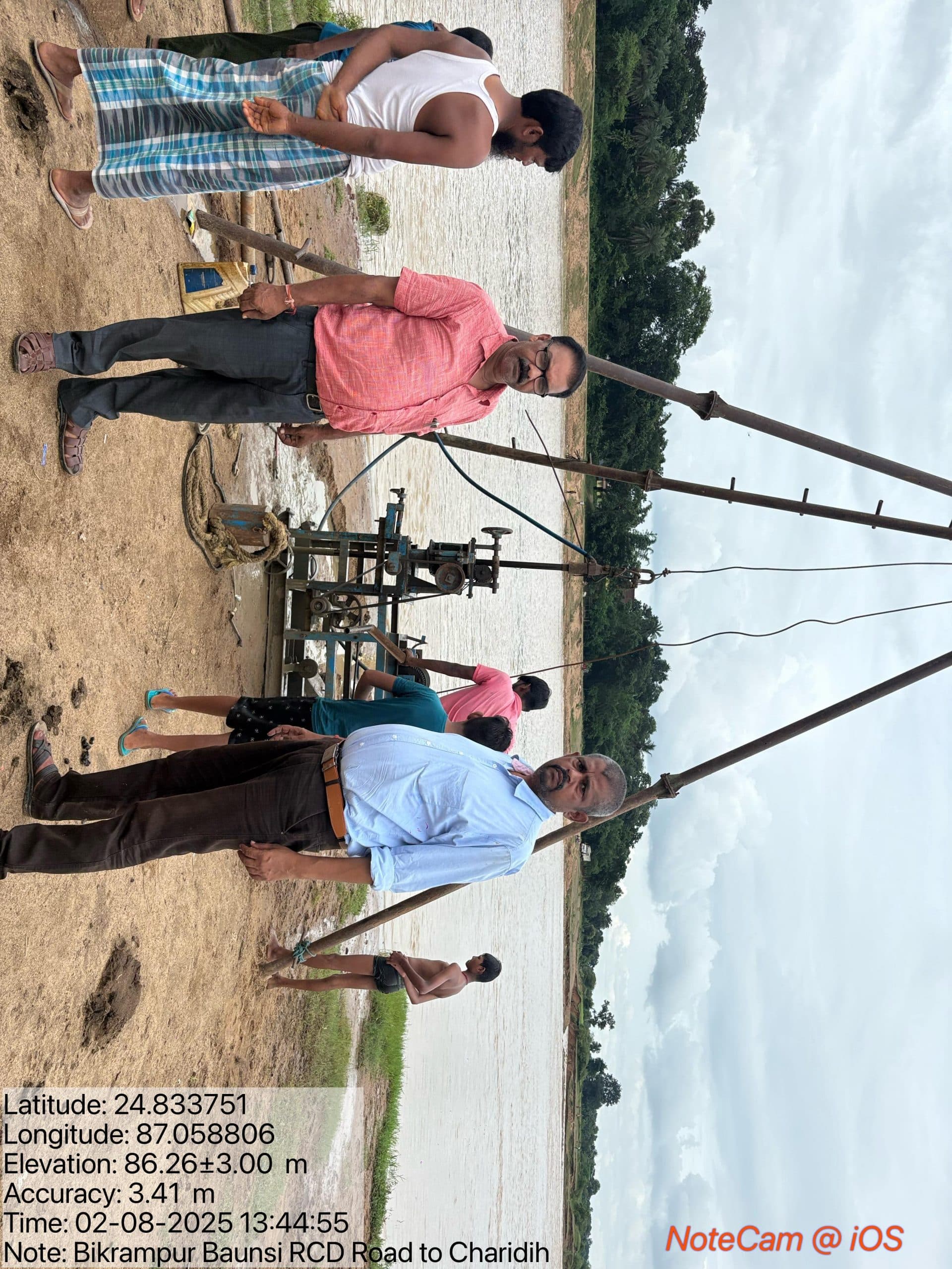 चंडीडीह पुल निर्माण की प्रक्रिया ने पकड़ी रफ्तार, मिट्टी जांच का कार्य पूरा