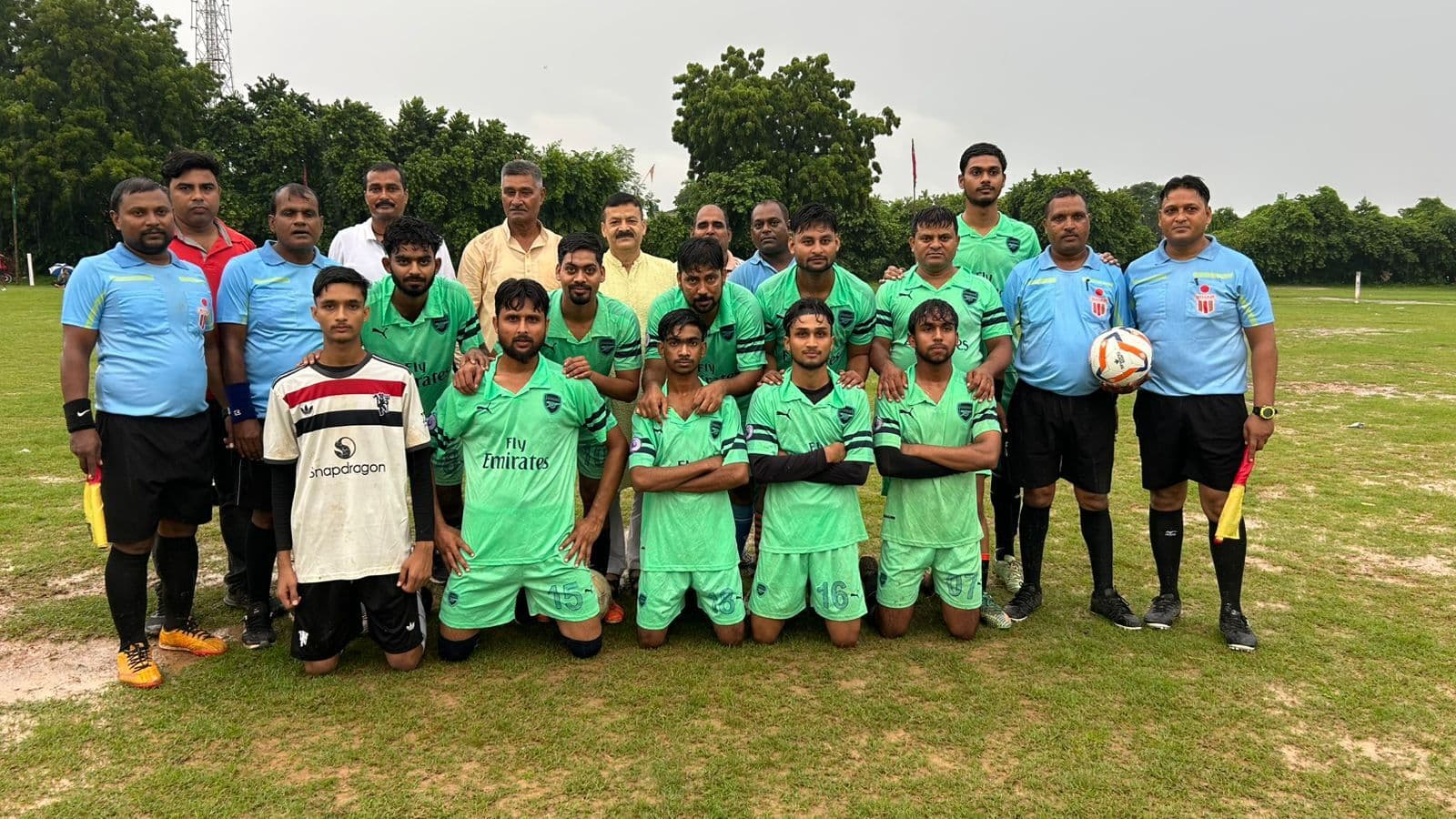 जिला फुटबॉल लीग के उद्घाटन मैच में सुजावलपुर ने धरहरा को 1-0 से किया पराजित