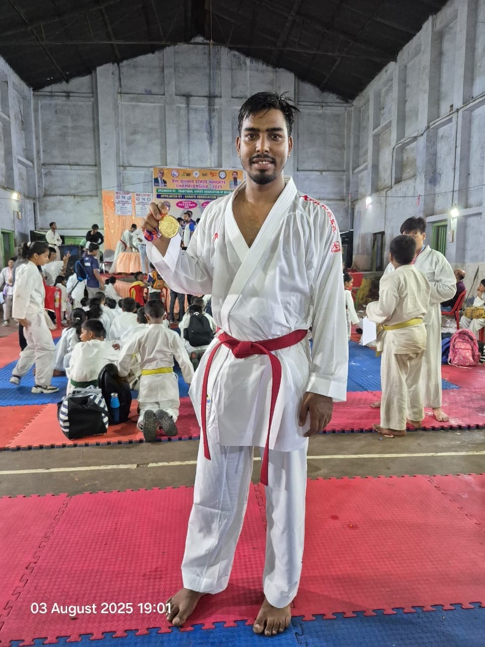 मो जाबिर कराटे में आठवीं बार बना बिहार राज्य विजेता
