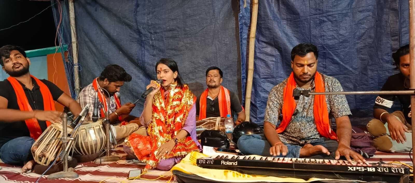 नर्मदेश्वर शिव मंदिर में हुआ जागरण