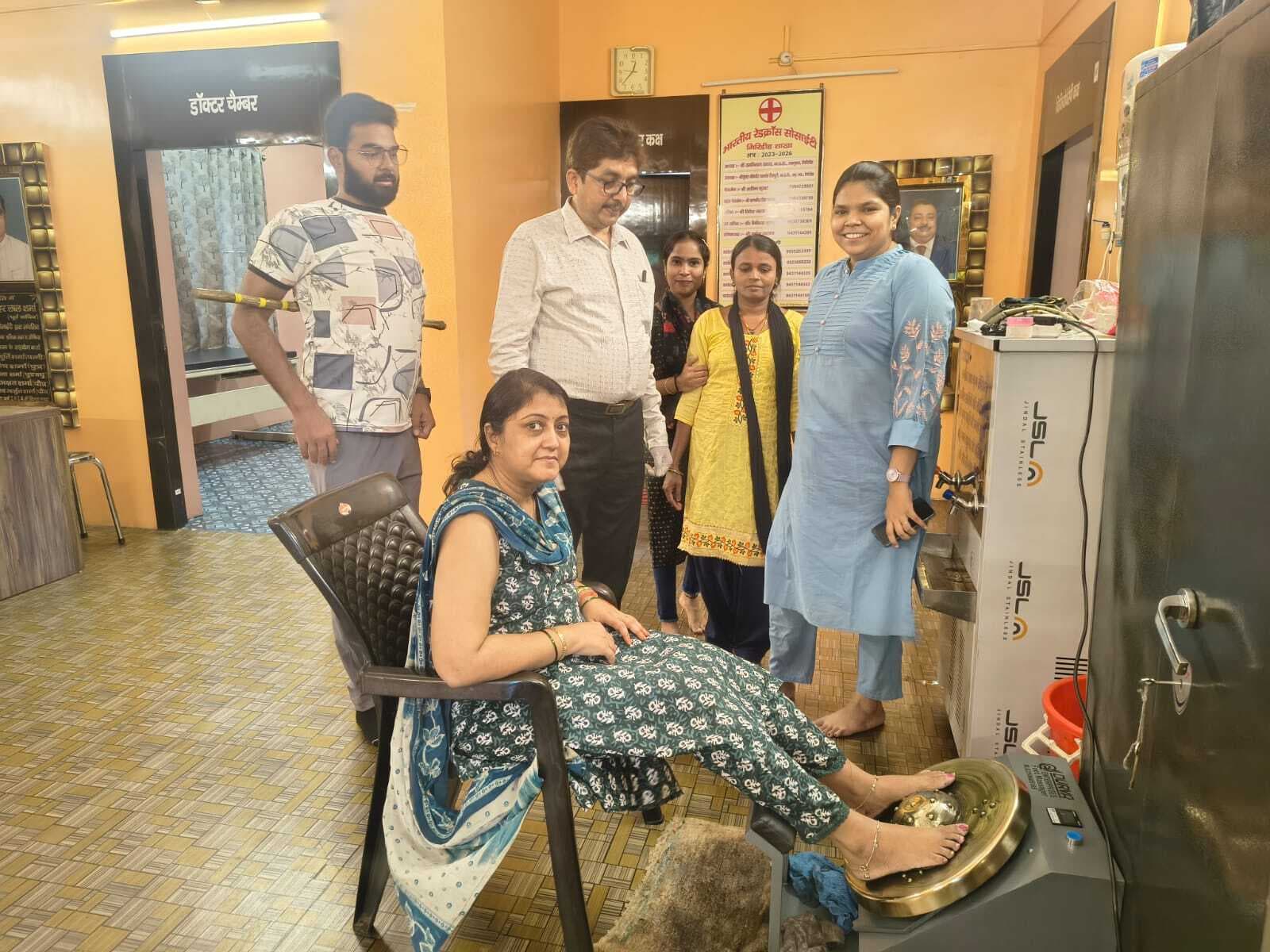 रेड क्रॉस भवन में ब्रांज फुट मैसेजर सेवा शुरू