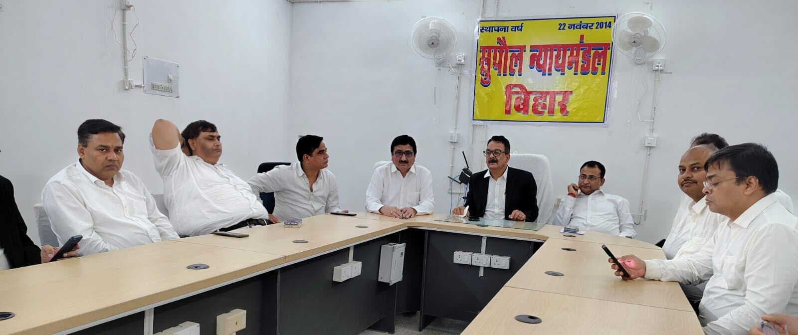 आगामी लोक अदालत को सफल बनाने के लिए बैठक में हुई चर्चा