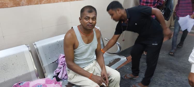 सड़क हादसे में तेलता थाना के एसआई गंभीर रूप से घायल