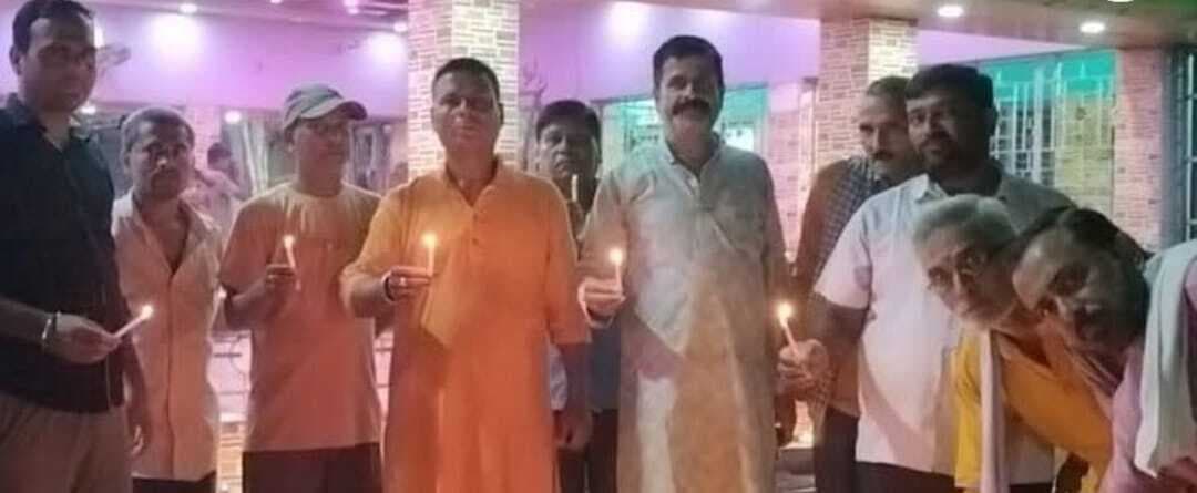 भगवती मंदिर में दीपोत्सव कर आराधना की गयी