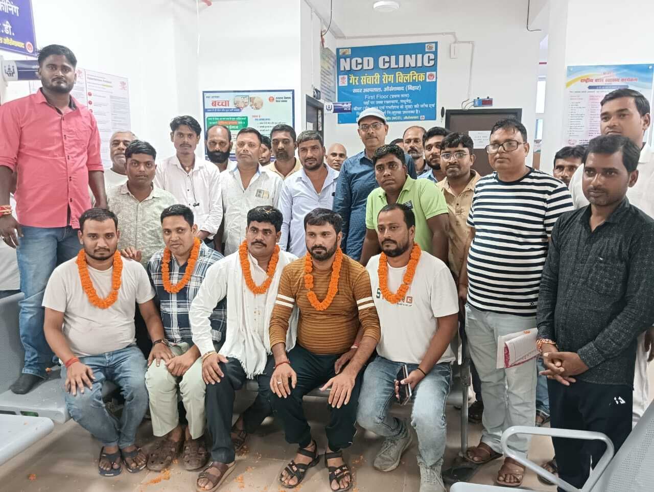 चिकित्सा कर्मचारी संघ का गठन, अनुप बने जिलाध्यक्ष, तो विकास सचिव