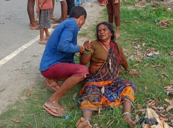 पिकअप व बाइक की टक्कर में बाइक सवार की मौत