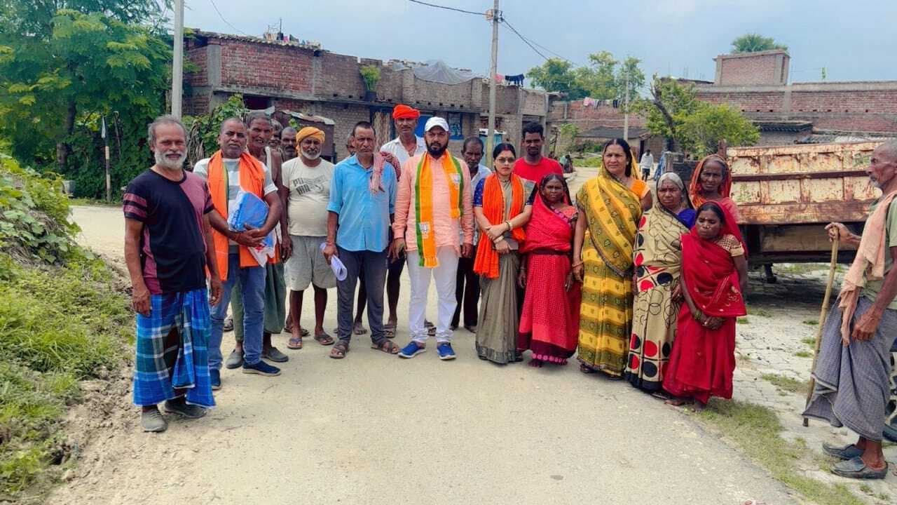 भाजपा नेताओं ने पूर्वी मंडल में दौरा कर बूथ सशक्तीकरण पर दिया जोर