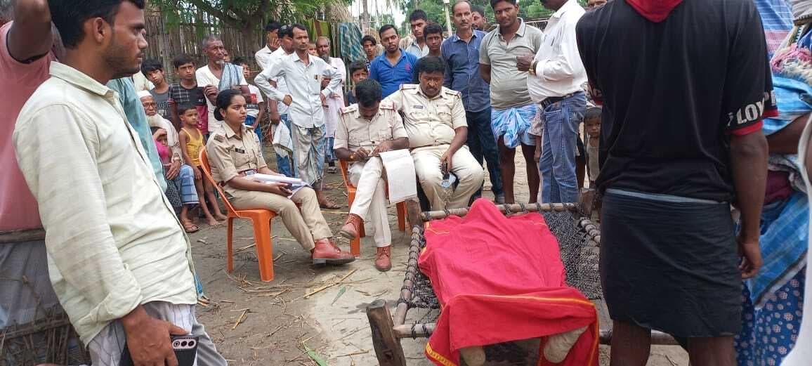 बाढ़ के पानी डूबने से वृद्ध की मौत