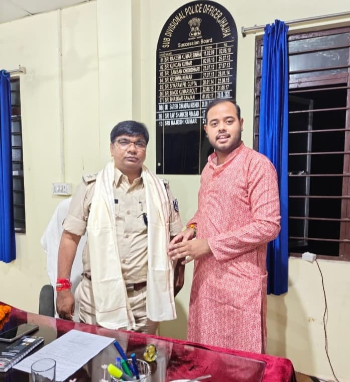 नये एसडीपीओ राजेश कुमार ने किया पदभार ग्रहण