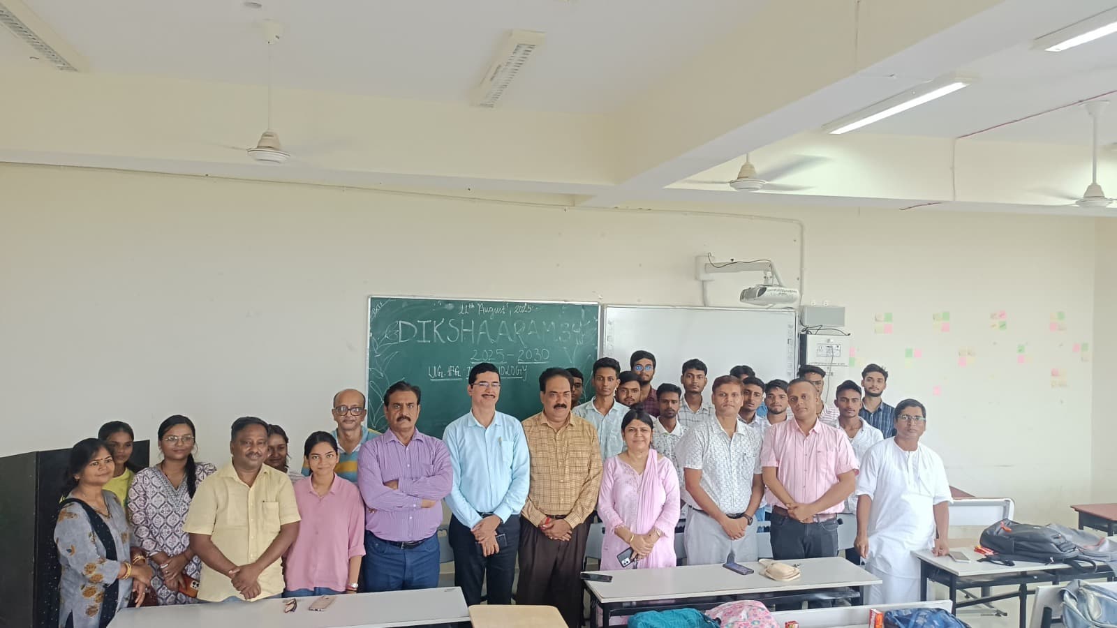 नव विद्यार्थी चेहरों पर मुस्कान के साथ सीयूएसबी परिसर में दाखिल