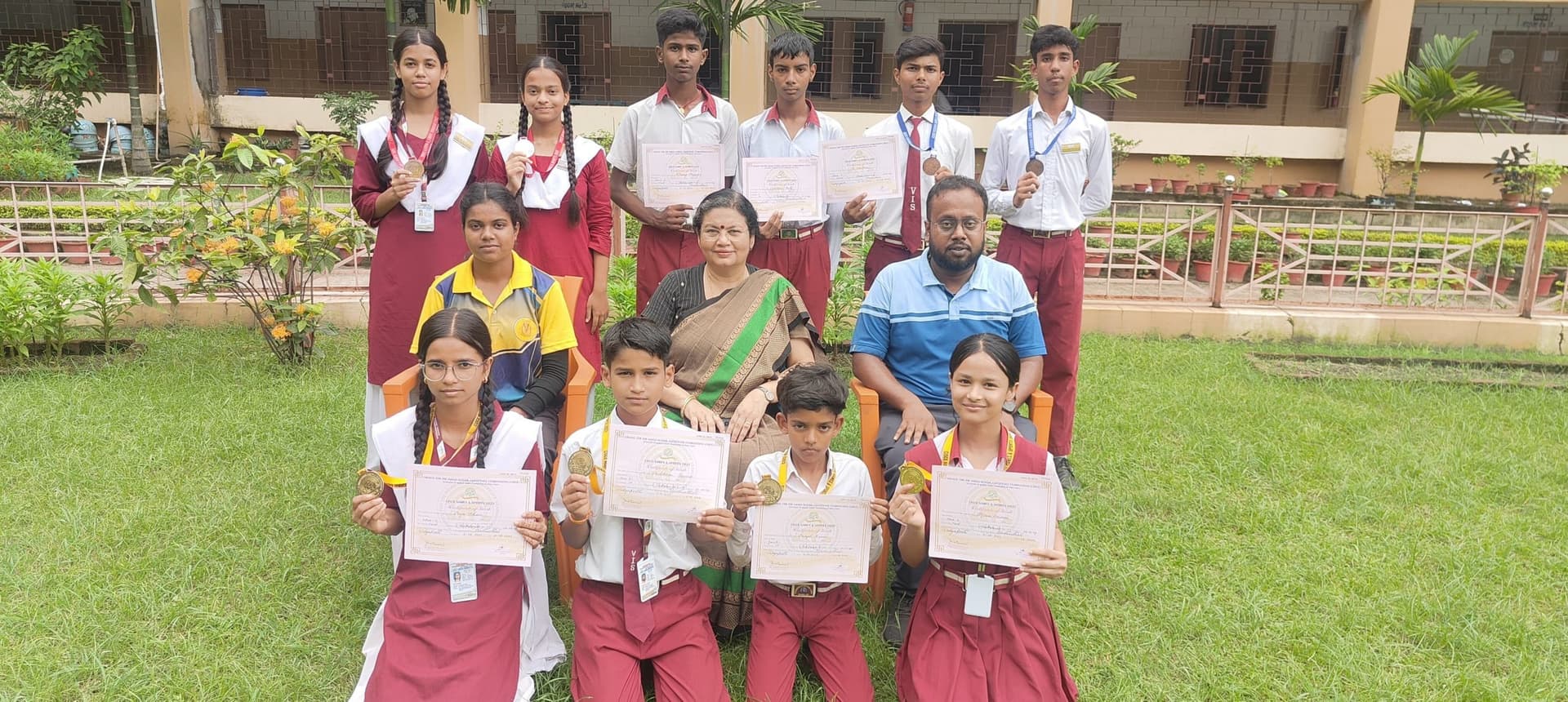 vivekanand school student won medal : विवेकानंद इंटरनेशनल स्कूल के छात्रों का शानदार प्रदर्शन