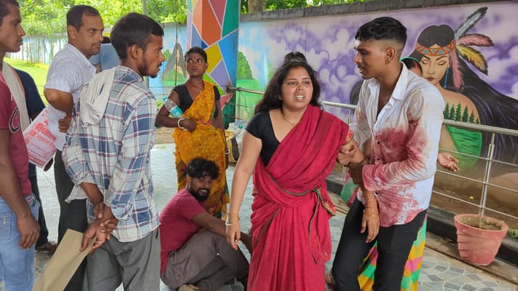 अज्ञात वाहन ने बाइक सवार जीजा-साला को रौंदा, साले की मौत