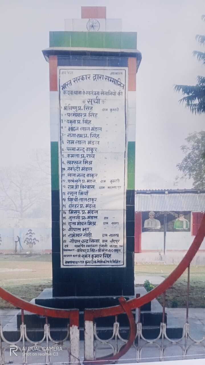 अगस्त क्रांति: क्रांतिकारियों ने 1942 में कदवा थाना को कर दिया आग के हवाले, रेल पटेरिया भी उखाड़े