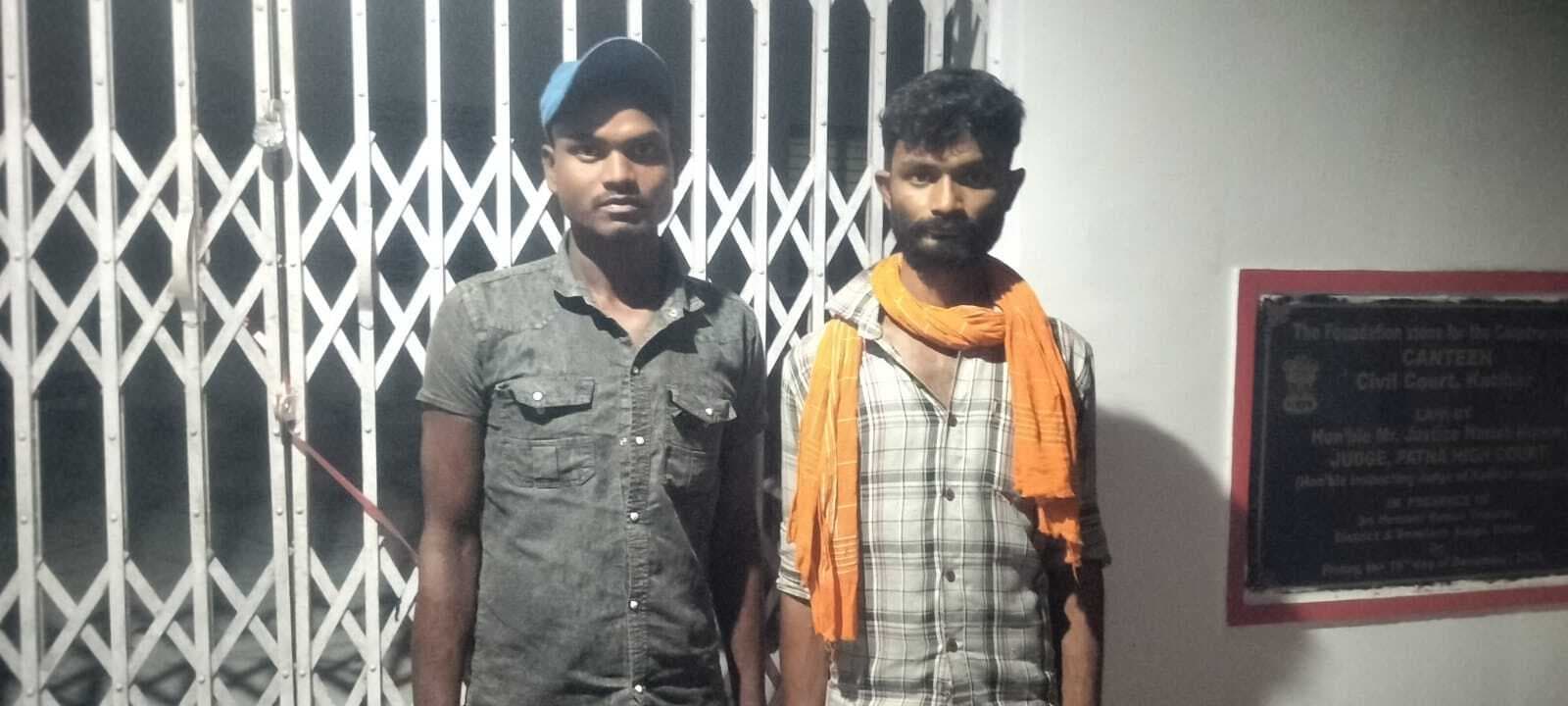 दो शराबी को गिरफ्तार कर न्यायिक हिरासत में भेजा