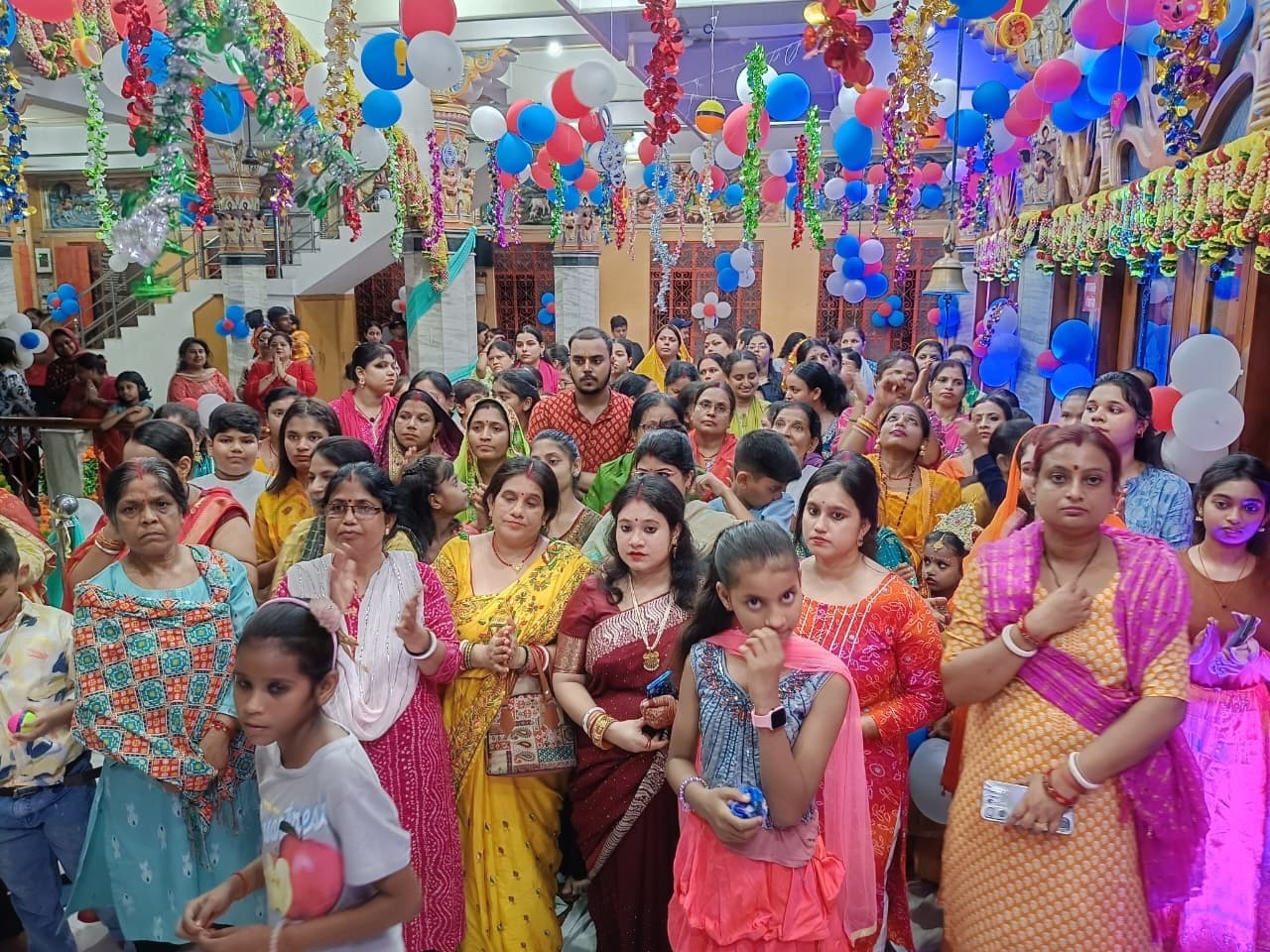 भैरव विश्वकर्मा मंदिर में धूमधाम से मनायी गयी जन्माष्टमी